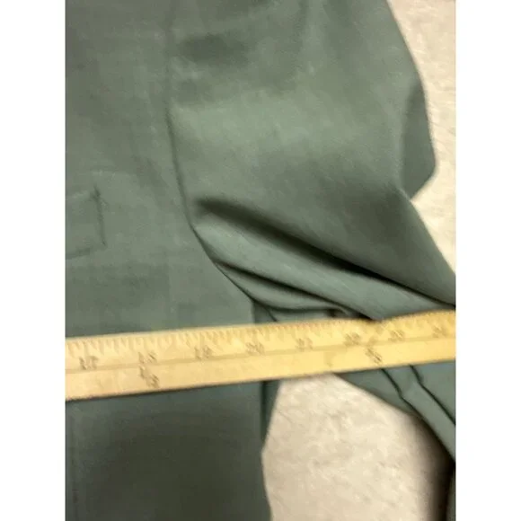 NEW 3D Wool Nordstrom Men's Blazer Green Wool Blend Lined Size 40R Jacket